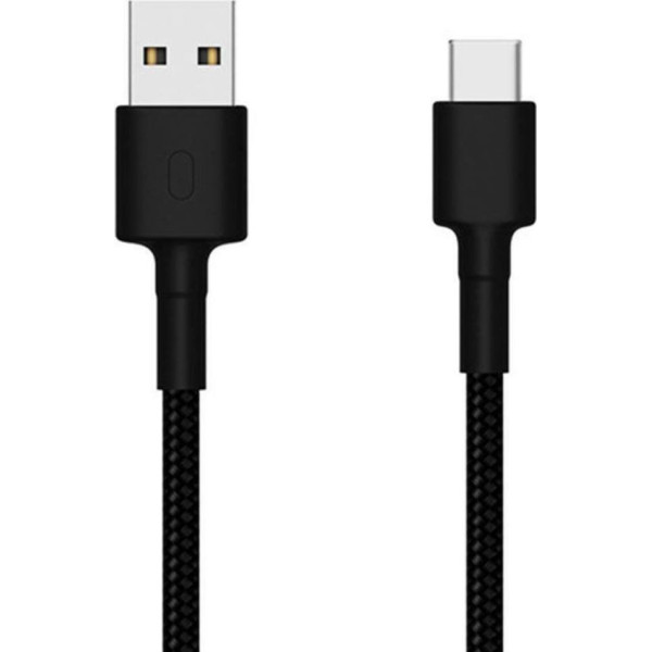 Xiaomi Braided USB 2.0 Cable USB-C male - USB-A male Μαύρο 1m