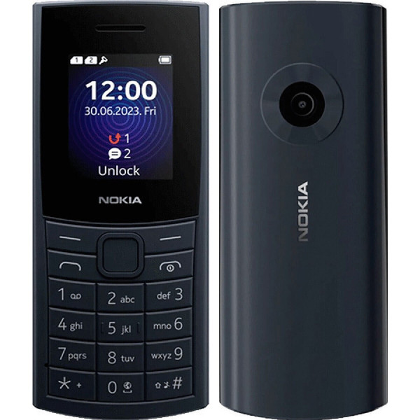 Nokia 110 4G (2023) Dual SIM Κινητό με Κουμπιά Midnight Blue