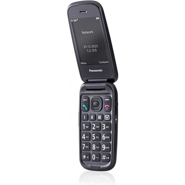 Panasonic KX-TU550 Single SIM Ανθεκτικό Κινητό Μαύρο