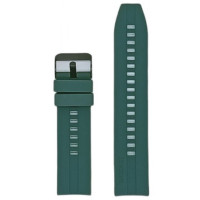 Λουράκι Σιλικόνης 22mm Dark Green & Black Buckle