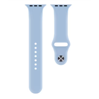 Λουράκι Σιλικόνης Για Apple Watch 42 / 44 / 45 / 49mm Baby Blue