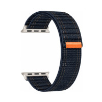 Hoco Watchband WA42 Fabric Series 44/45/46/49mm Nylon Strap για Apple Watch series 1/2/3/4/5/6/7/8/9/se/ultra1/ultra2 Σκούρο Μπλε