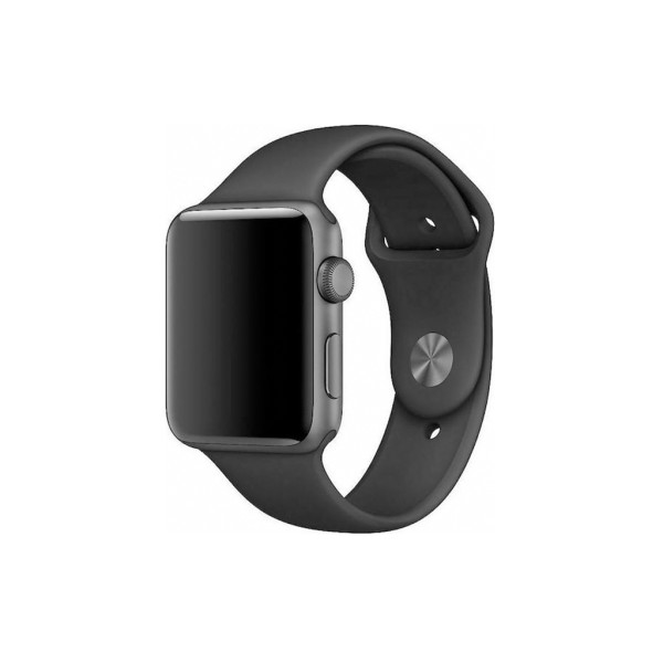 Λουράκι Σιλικόνης Για Apple Watch 42 / 44 / 45 / 49mm Black