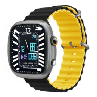 Devia Deluxe Sport6 ​​για Apple Watch 44mm/ 45mm/ 46mm/ 49mm (BRA013985) Black-Yellow
