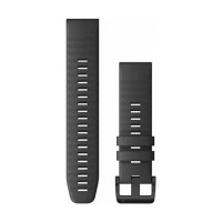 Λουράκι Σιλικόνης Για Garmin Fenix 6x / 6x pro / 7x - Garmin Quickfit 26mm Black Graphite Silicone Band