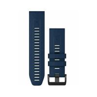 Λουράκι Σιλικόνης Για Garmin Fenix 6x / 6x pro / 7x - Garmin Quickfit 26mm Navy Blue Graphite Silicone Band