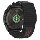 Nylon Λουράκι Υφασμάτινο για Garmin 26mm Black