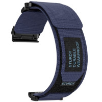 Nylon Λουράκι Υφασμάτινο για Garmin 26mm Blue