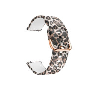Λουράκι Σιλικόνης 22mm Με Σχέδιο Leopard