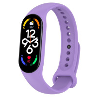 Λουράκι Σιλικόνης Xiaomi Mi Band 5 / 6 / 7 Lila