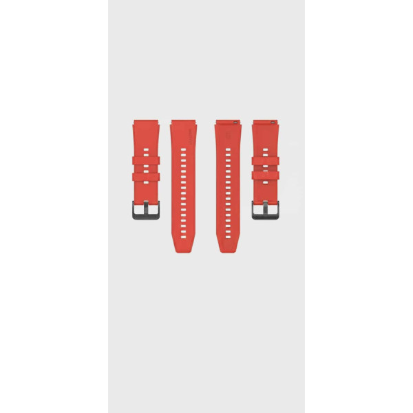 Λουράκι Σιλικόνης 22mm Κόκκινο