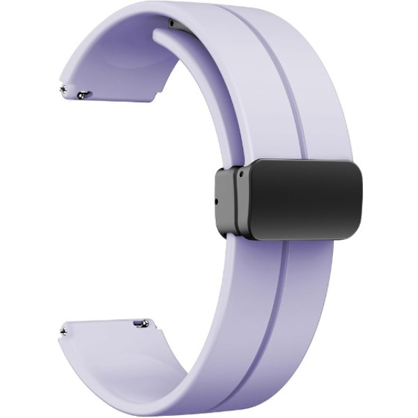 Λουράκι Σιλικόνης - Magnetic Watch Band 22mm Lila