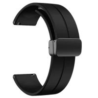 Λουράκι Σιλικόνης - Magnetic Watch Band 22mm Black