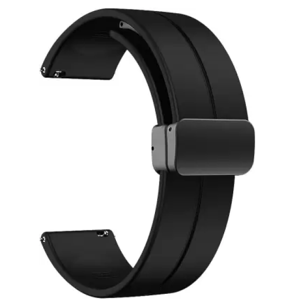 Λουράκι Σιλικόνης - Magnetic Watch Band 22mm Black