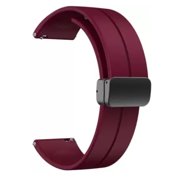 Λουράκι Σιλικόνης - Magnetic Watch Band 20mm Dark Purple