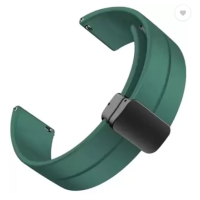 Λουράκι Σιλικόνης - Magnetic Watch Band 22mm Green