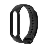 Λουράκι Σιλικόνης Xiaomi Mi Band 5 / 6 / 7 Black