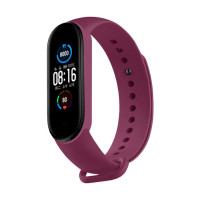 Λουράκι Σιλικόνης Xiaomi Mi Band 5 / 6 / 7 Dark Purple