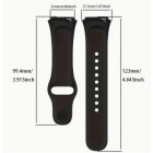 Λουράκι Σιλικόνης Για Xiaomi Redmi Watch 3 Active Black Λουράκι Σιλικόνης Για Xiaomi Redmi Watch 3 Active Black