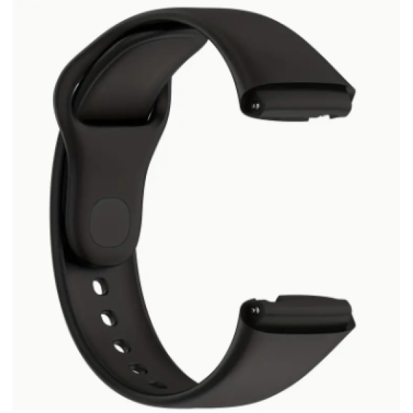 Λουράκι Σιλικόνης Για Xiaomi Redmi Watch 3 Active Black Λουράκι Σιλικόνης Για Xiaomi Redmi Watch 3 Active Black