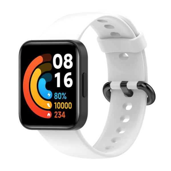 Λουράκι Σιλικόνης Για Xiaomi Redmi Watch 2 Lite White