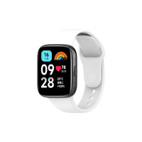 Λουράκι Σιλικόνης Για Xiaomi Redmi Watch 3/Mi Watch Lite 3 White