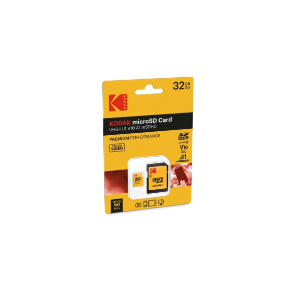 Κάρτα Μνήμης Micro SDHC Kodak 32GB UHS-I U1 V10