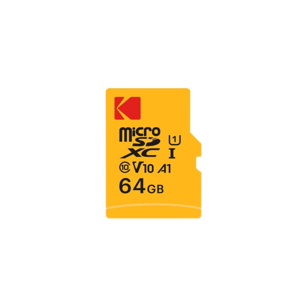 Κάρτα Μνήμης Micro SDHC Kodak 64GB UHS-I U1 V10 (EKMSDM64GXC10K)