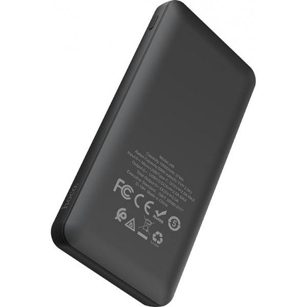 Hoco J48 Nimble Power Bank 10000mAh  Μαύρο