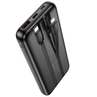 LAMTECH ULTRA-THIN POWERBANK WITH TYPE-C & LIGHTNING CABLES 10000mAh 22.5W BLACK