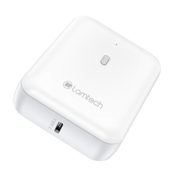LAMTECH ULTRA SLIM POWERBANK 5000mAh Λευκό