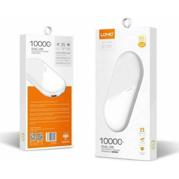 Ldnio Power Bank PL1011 10000mAh 10W Λευκό