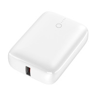 Platinet PMPB10DL104W Power Bank 10000mAh 20W με Θύρα USB-A και Θύρα USB-C Power Delivery White