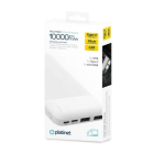 Platinet PMPB10W705W Power Bank 10000mAh Λευκό