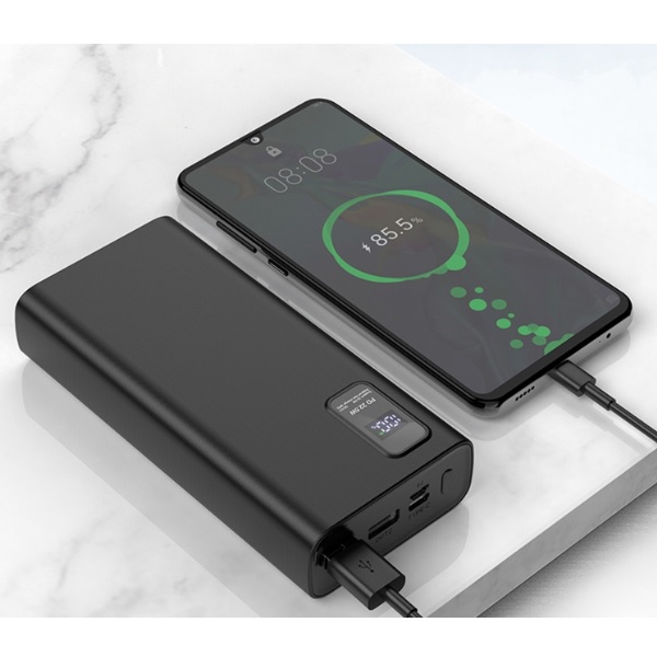 PLATINET POWER BANK 20000 mAh Li-Polymer 2in1 PD 22W LED Screen PMPB20WQC727B