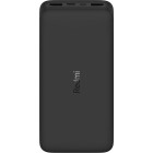 Xiaomi Redmi Power Bank Fast Charge 20000mAh 18W με 2 Θύρες USB-A Μαύρο