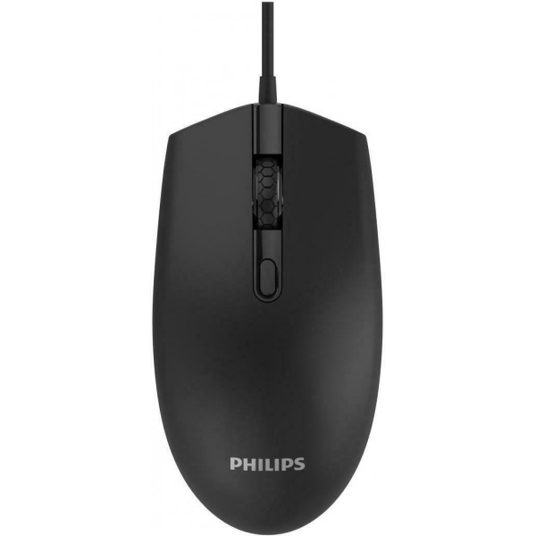 Ενσύρματο Ποντίκι Philips M204 Μαύρο