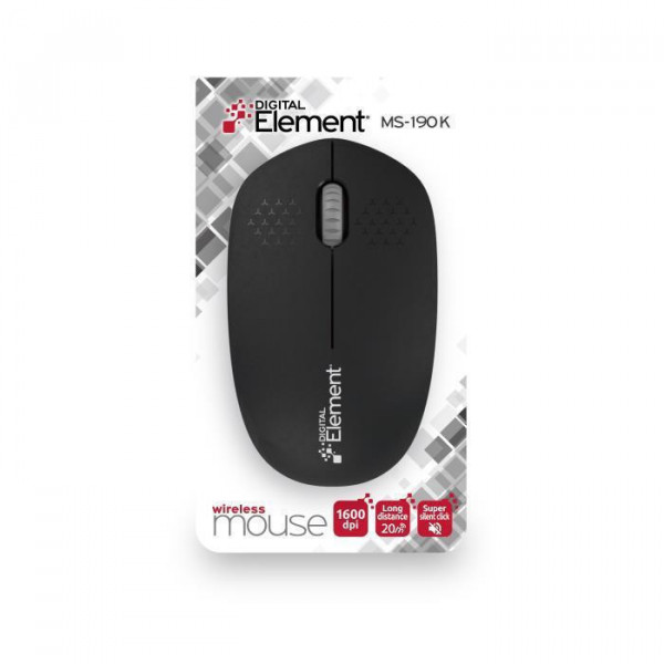 Element MS-190 K Ασύρματο Bluetooth Ποντίκι Μαύρο