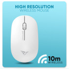 Alcatroz Wireless Airmouse 1200 DPI White 