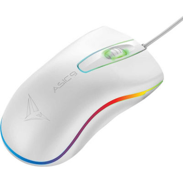 Alcatroz Asic 9 RGB FX Gaming Ποντίκι Λευκό