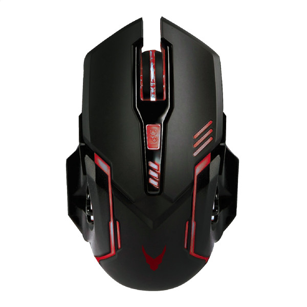 VARR GAMING MOUSE LED 800-1200-1600-2600 DPI BLACK