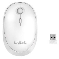 LogiLink ID0205W Ασύρματο Bluetooth Ποντίκι Λευκό