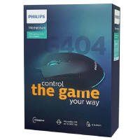 PHILIPS ενσύρματο gaming ποντίκι SPK9404 - 2400DPI με 6 πλήκτρα μαύρο