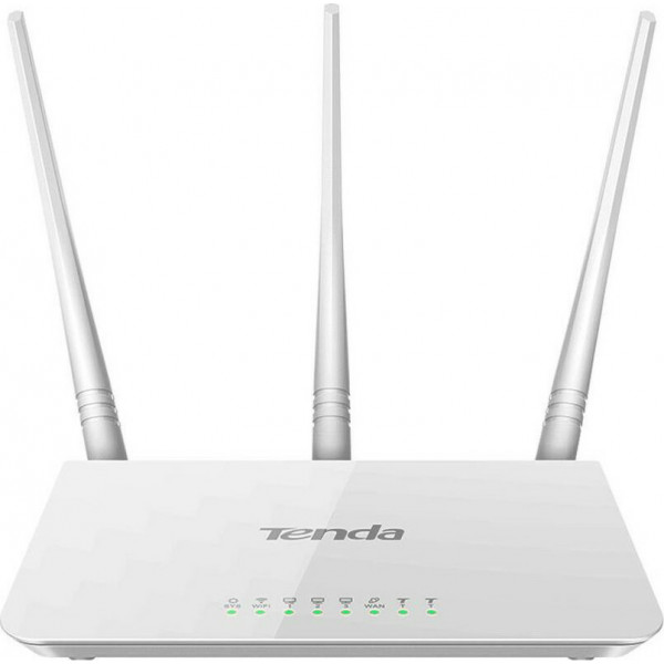 Tenda F3 Ασύρματο Router Wi‑Fi 4 με 3 Θύρες Ethernet