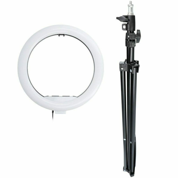 Ring Fill Light QX300 30cm με Βάση για Κινητό