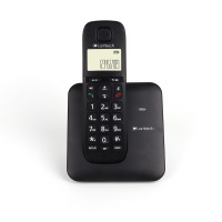 LAMTECH CORDLESS PHONE SYSTEM (LAM114444) BLACK