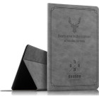 FLIP COVER ΘΗΚΗ TABLET (SAMSUNG GALAXY TAB A 10.1" 2019) -Deer Pattern Grey