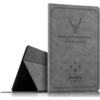 FLIP COVER ΘΗΚΗ TABLET (SAMSUNG GALAXY TAB A 10.1" 2019) -Deer Pattern Grey