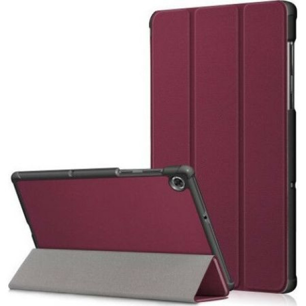  Θήκη Tablet Book Cover για Lenovo Tab M10 Plus 10.3" Δερματίνη Tri-Fold bordo