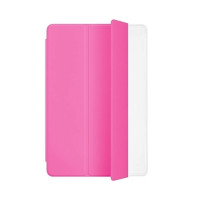﻿Flip Cover Δερμάτινο Διάφανο Lenovo Tab M10 10.1" 3nd Gen T610 Pink